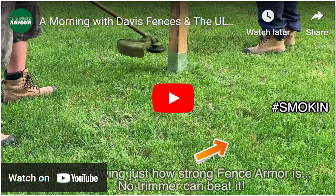 A Morning with Davis Fences & The ULTIMATE Trimmer Defense | Fence Armor
