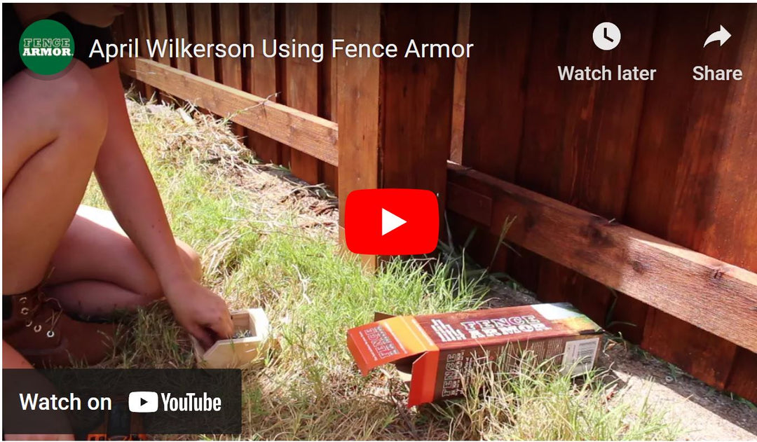 April Wilkerson Using Fence Armor