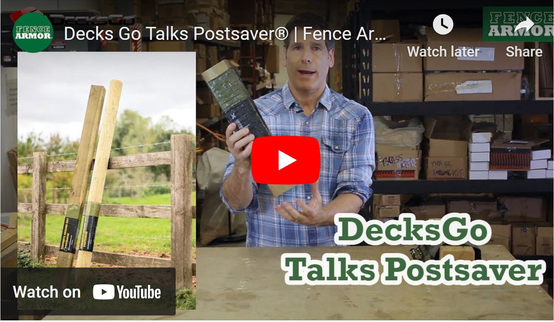 Decks Go Talks Postsaver® | Fence Armor