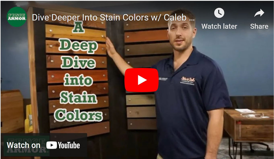 Dive Deeper Into Stain Colors w/ Caleb Roth (Stain & Seal Experts) | Fence Armor