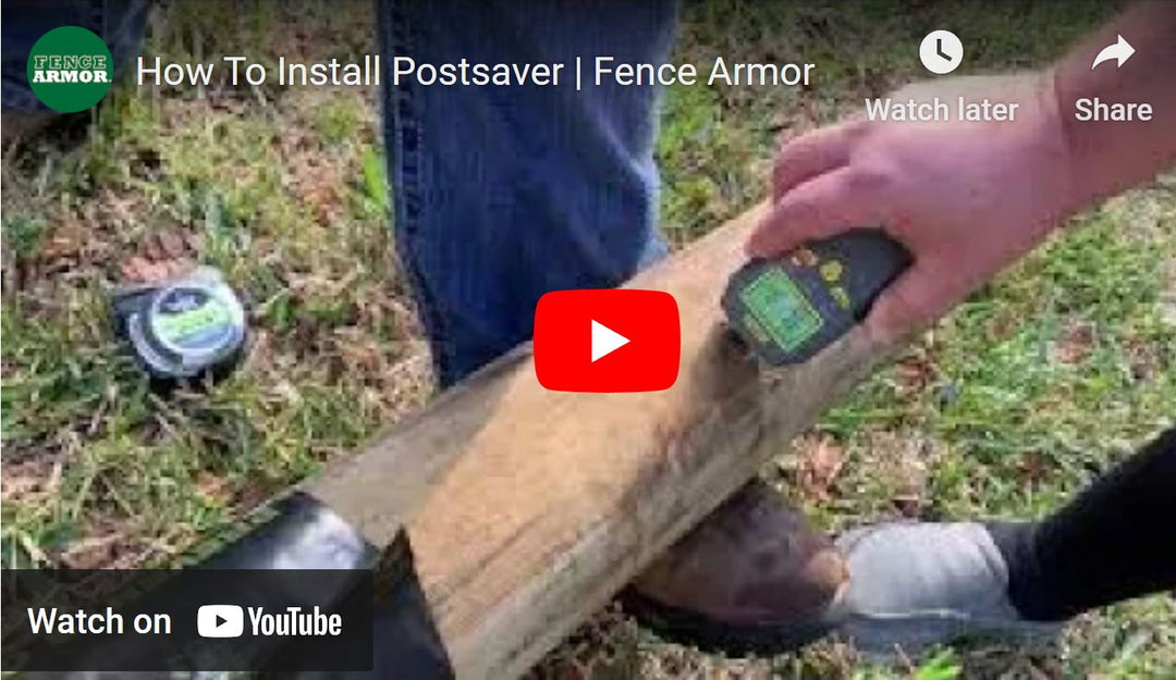 How To Install Postsaver | Fence Armor