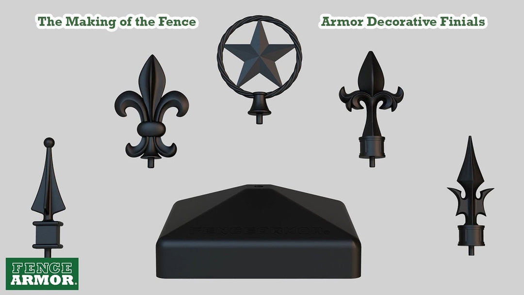 Fence Armor Accent Finials w Post Cap | The Making of the Finials | Fence Armor