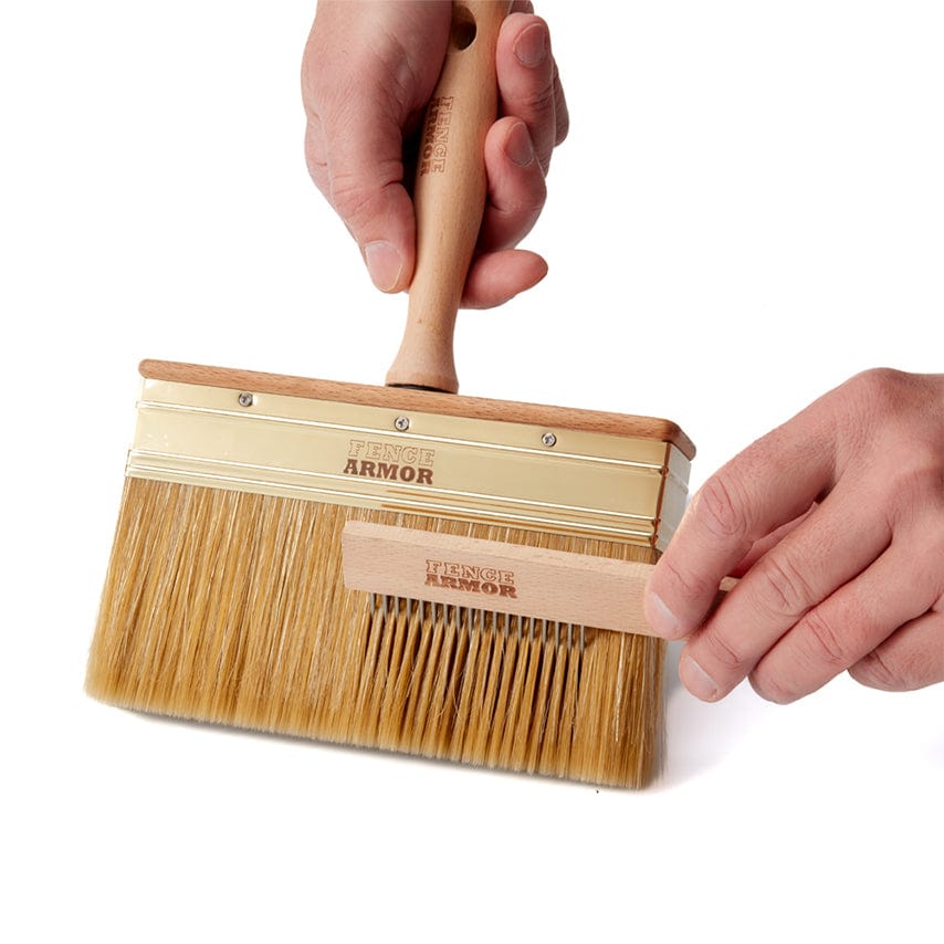 Fence Stain Brush - 7” Pro Deck & Fence Stain Brush Fence Stain Brush - 7” Pro Deck & Fence Stain Brush Fence Armor