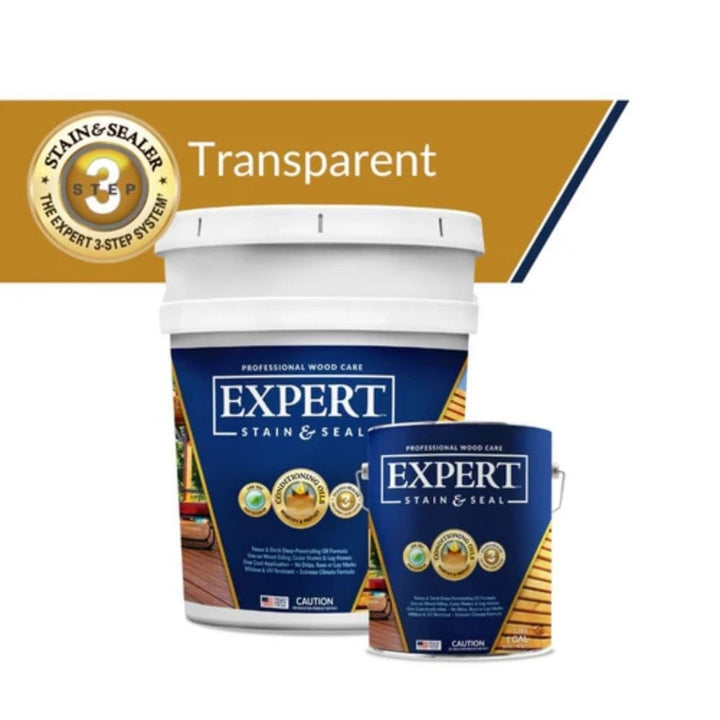 EXPERT Stain & Seal - Transparent EXPERT Stain & Seal - Transparent New-Stain & Seal Experts Deck Stain Fence Armor