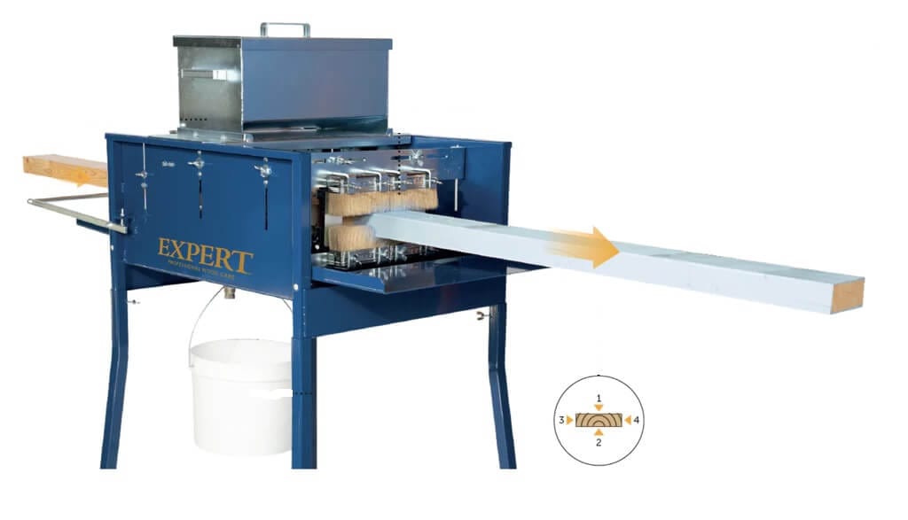 Stain Machine - EXPERT Stain & Paint Machine for Lumber Stain Machine - EXPERT Stain & Paint Machine for Lumber Stain & Seal Experts Store