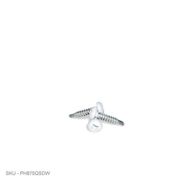 25 Piece Screw Packs 25 Piece Screw Packs 3/4˝ / White New-PAN HEAD QUADREX JS1000 # 8-3/4˝ Fence Armor