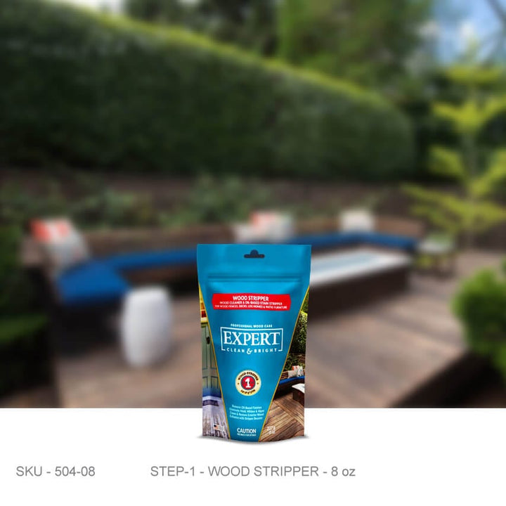 EXPERT Wood Care - Wood Stripper EXPERT Wood Care - Wood Stripper 8 oz Wood Restoration Products Stain & Seal Experts Store