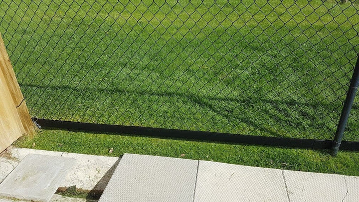 Easytrim Segments Black - Chain Link Fence Bottom Guard Easytrim Segments Black - Chain Link Fence Bottom Guard 4' Foot Sections - Set of 12 (48') Fence Armor