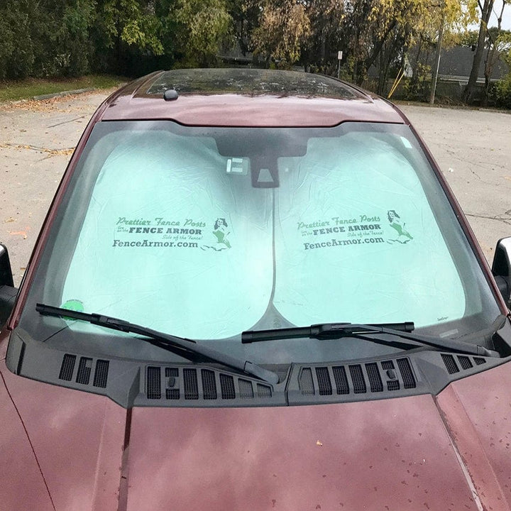 Fence Armor - Sunshade Fence Armor - Sunshade, large sunshade Silver Merch Fence Armor