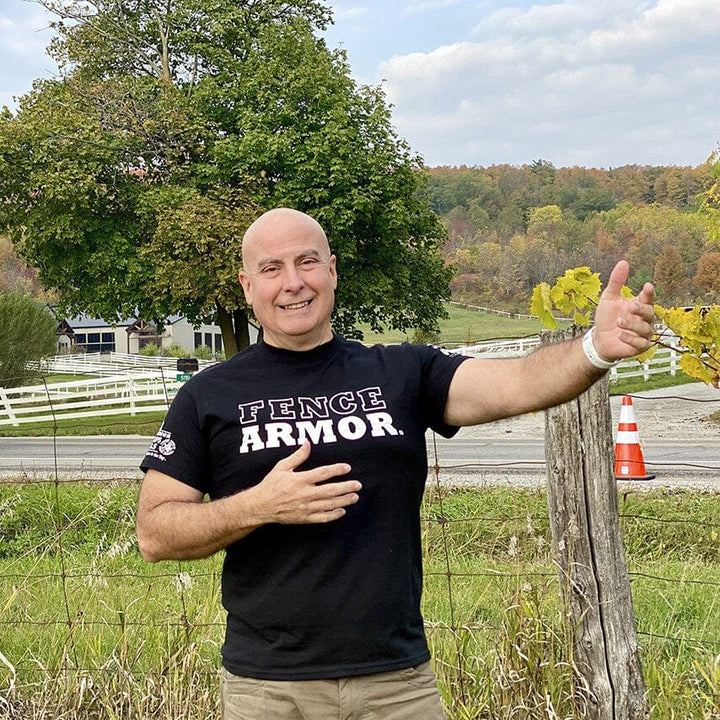 Fence Armor - T-Shirt - Black Fence Armor - T-Shirt - Black Adult-Medium / Black New-FA Apparel - Short Sleeve Shirt AppTesting