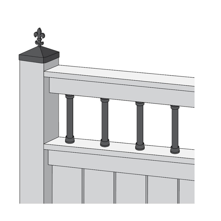 Fence Toppers 10" Tall - 10 in a kit Fence Toppers 10" Tall - 10 in a kit Titan Fence Armor