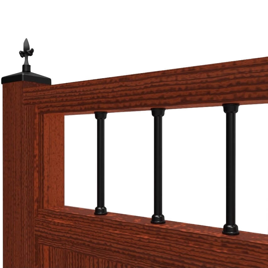 Fence Toppers 10" Tall - 10 in a kit Fence Toppers 10" Tall - 10 in a kit Round / Black Titan Fence Armor