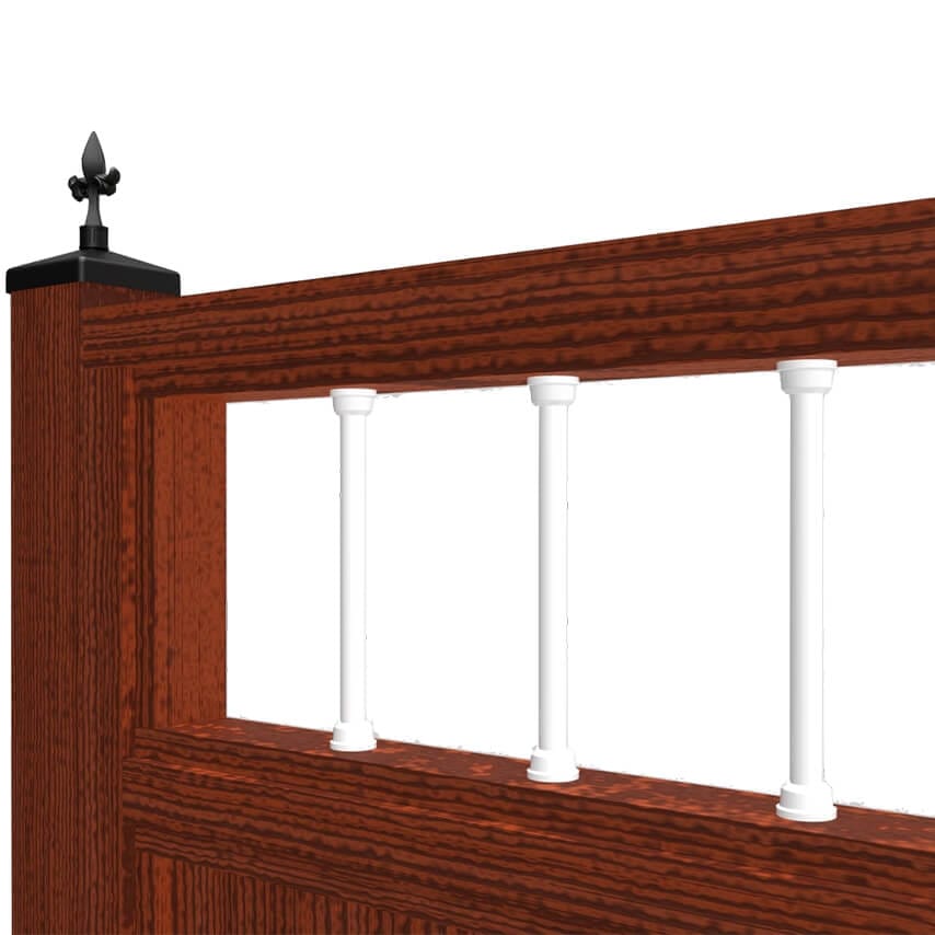 Fence Toppers 10" Tall - 10 in a kit Fence Toppers 10" Tall - 10 in a kit Round / White Titan Fence Armor