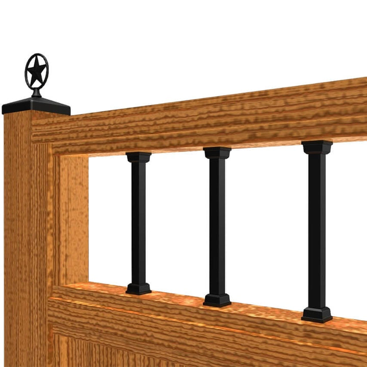 Fence Toppers 10" Tall - 10 in a kit Fence Toppers 10" Tall - 10 in a kit Square / Black Titan Fence Armor