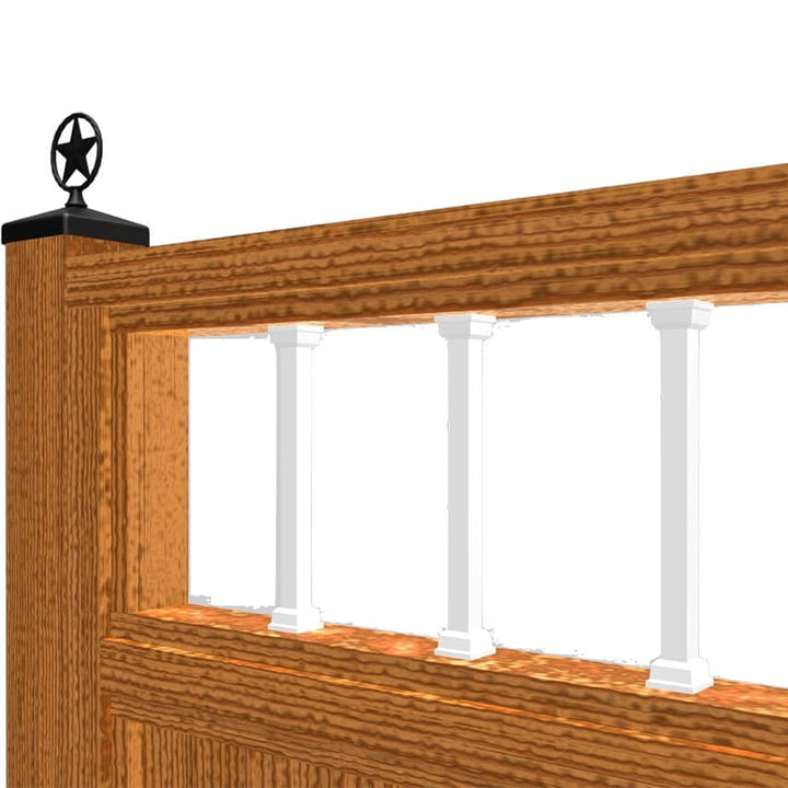 Fence Toppers 10" Tall - 10 in a kit Fence Toppers 10" Tall - 10 in a kit Square / White Titan Fence Armor