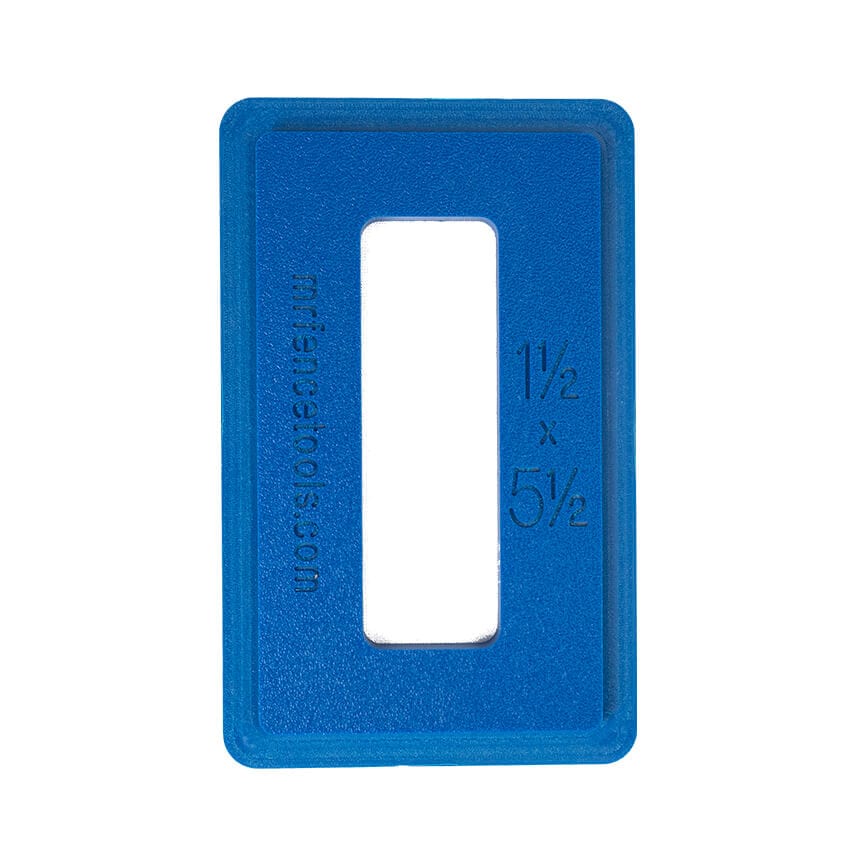 Mr. Fence - EZ Template™ Inserts for EZ Hole Template Frame Mr. Fence - EZ Template™ Inserts for EZ Hole Template Frame 1 1/2" x 5 1/2" Fence Armor