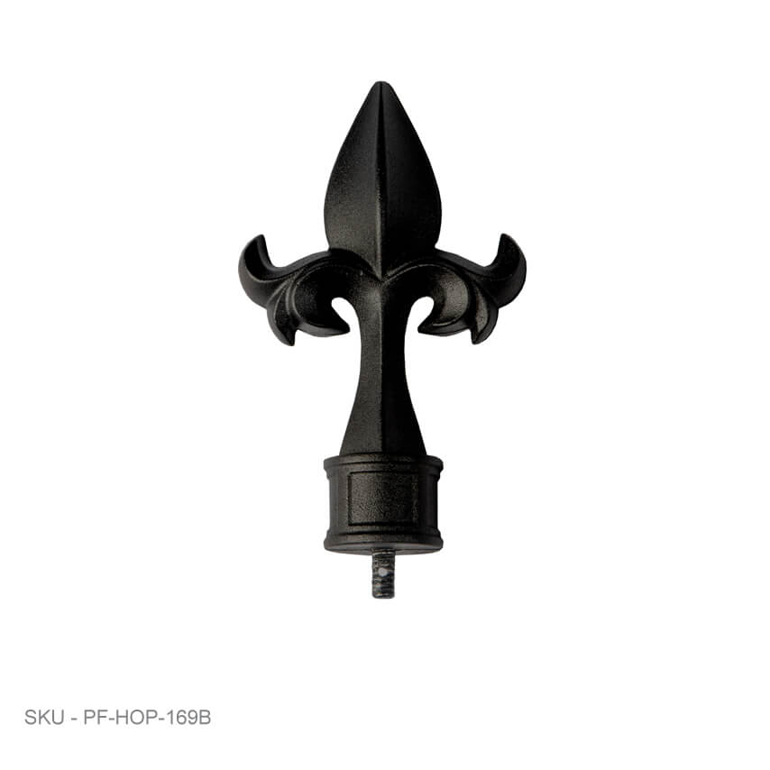 Fence Armor 4 in. x 4 in. Metal Cast Texas Lasso Star Post Cap Finial