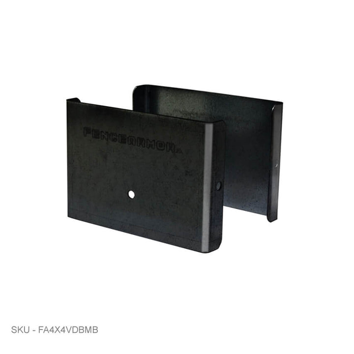 Privacy Fence Post Protection – 3˝ Tall Demi Post Protection – 3˝ Tall & Fence Armor 4.00˝ x 0.50˝ / Black Demi Full Post Protection - Pairs Fence Armor