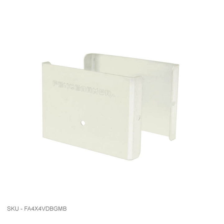 Privacy Fence Post Protection – 3˝ Tall Demi Post Protection – 3˝ Tall & Fence Armor 4.00˝ x 0.50˝ / Almond Demi Full Post Protection - Pairs Fence Armor