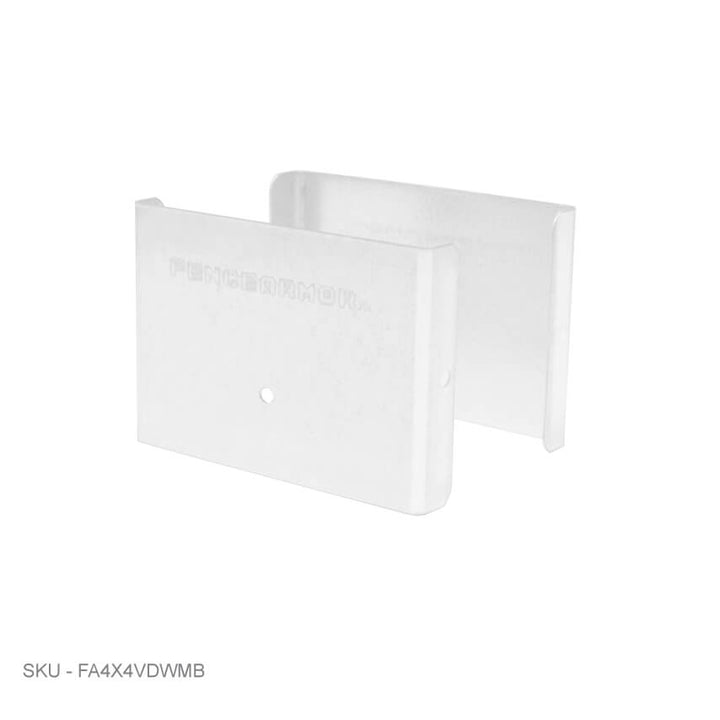 Privacy Fence Post Protection – 3˝ Tall Demi Post Protection – 3˝ Tall & Fence Armor 4.00˝ x 0.50˝ / White Demi Full Post Protection - Pairs Fence Armor
