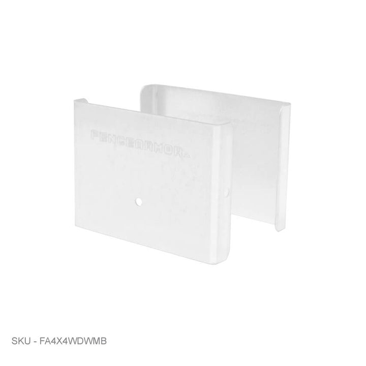 Privacy Fence Post Protection – 3˝ Tall Demi Post Protection – 3˝ Tall & Fence Armor 3.50˝ x 0.50˝ / White Demi Full Post Protection - Pairs Fence Armor