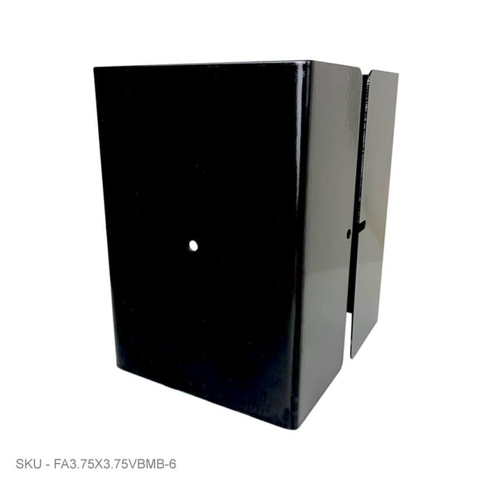 Metal Post Protectors 6" Tall Pro-Series Post Guard Metal Post Protectors 6" Tall Pro-Series Post Guard 3.75" x 3.75" / Black Pro Series - Pairs Fence Armor