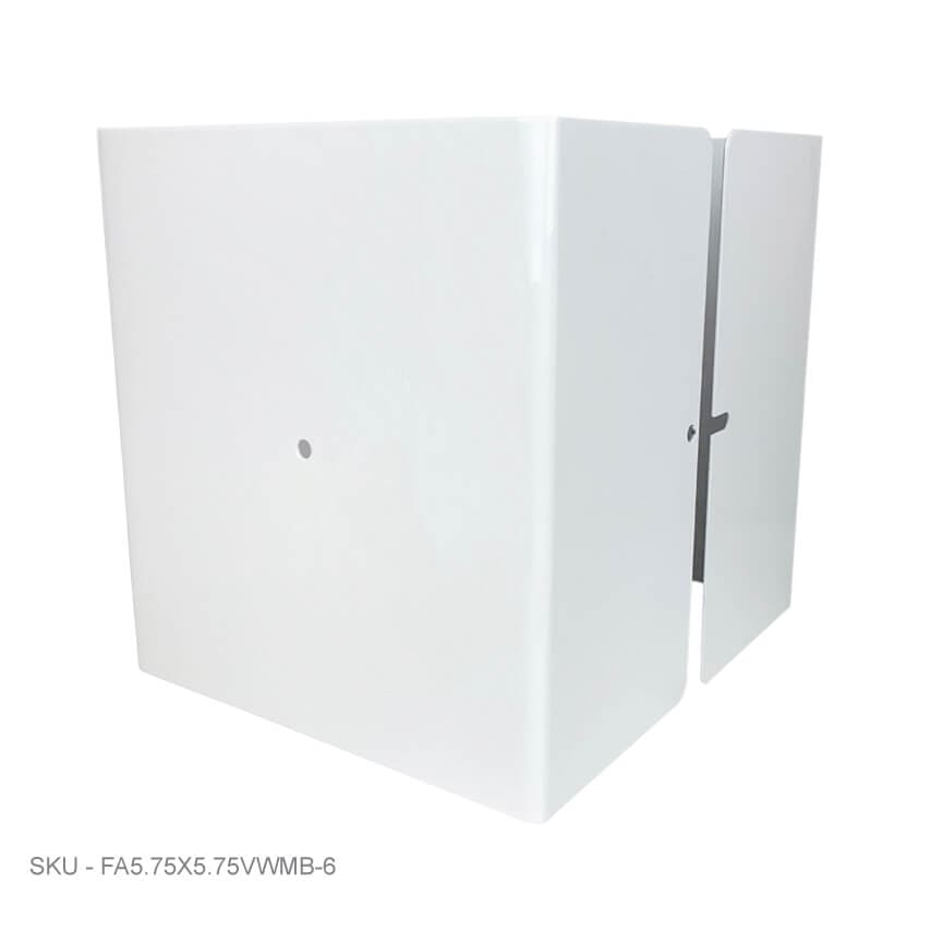 Metal Post Protectors 6" Tall Pro-Series Post Guard Metal Post Protectors 6" Tall Pro-Series Post Guard 3.75" x 3.75" / White Pro Series - Pairs Fence Armor