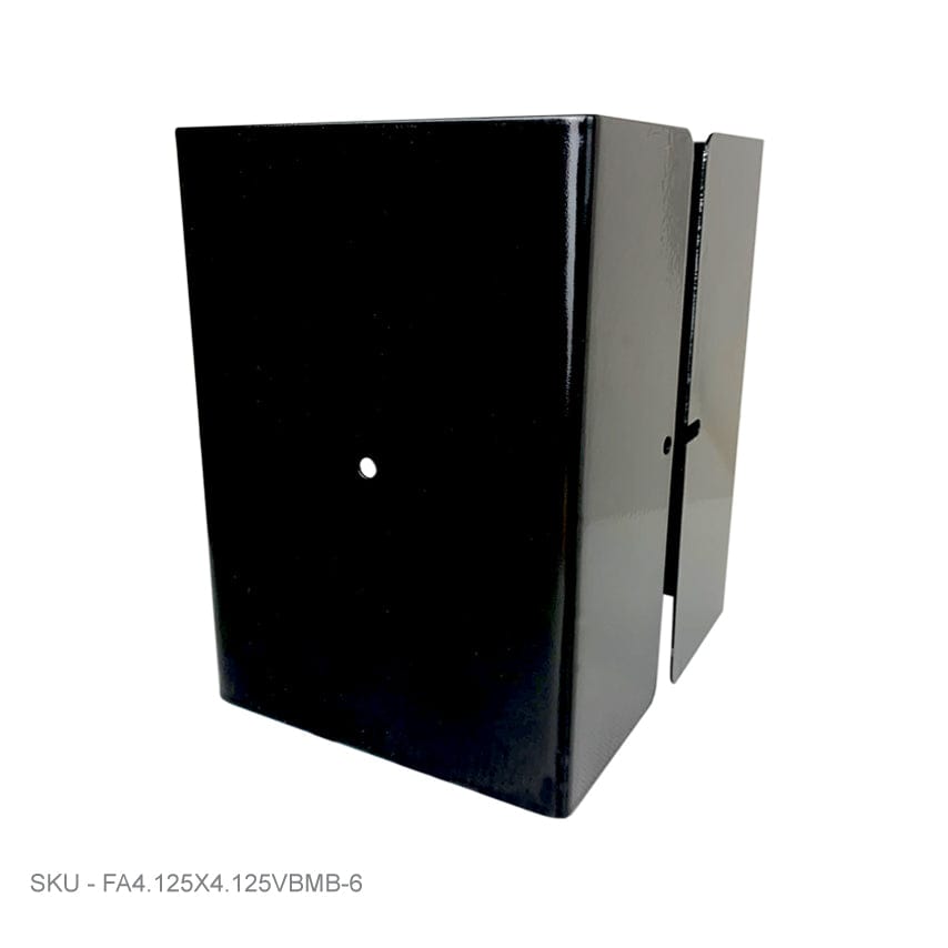Metal Post Protectors 6" Tall Pro-Series Post Guard Metal Post Protectors 6" Tall Pro-Series Post Guard 4.125" x 4.125" / Black Pro Series - Pairs Fence Armor