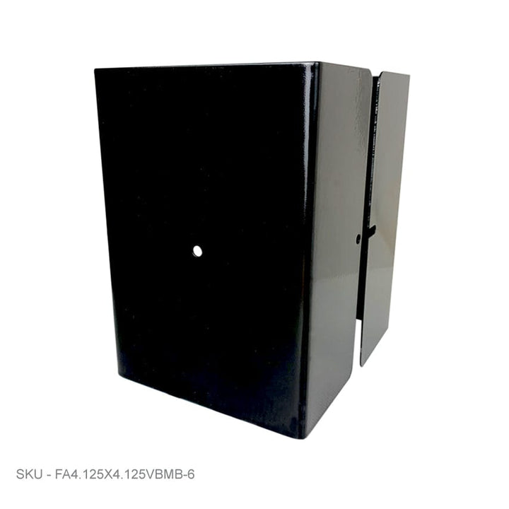 Metal Post Protectors 6" Tall Pro-Series Post Guard Metal Post Protectors 6" Tall Pro-Series Post Guard 4.125" x 4.125" / Black Pro Series - Pairs Fence Armor