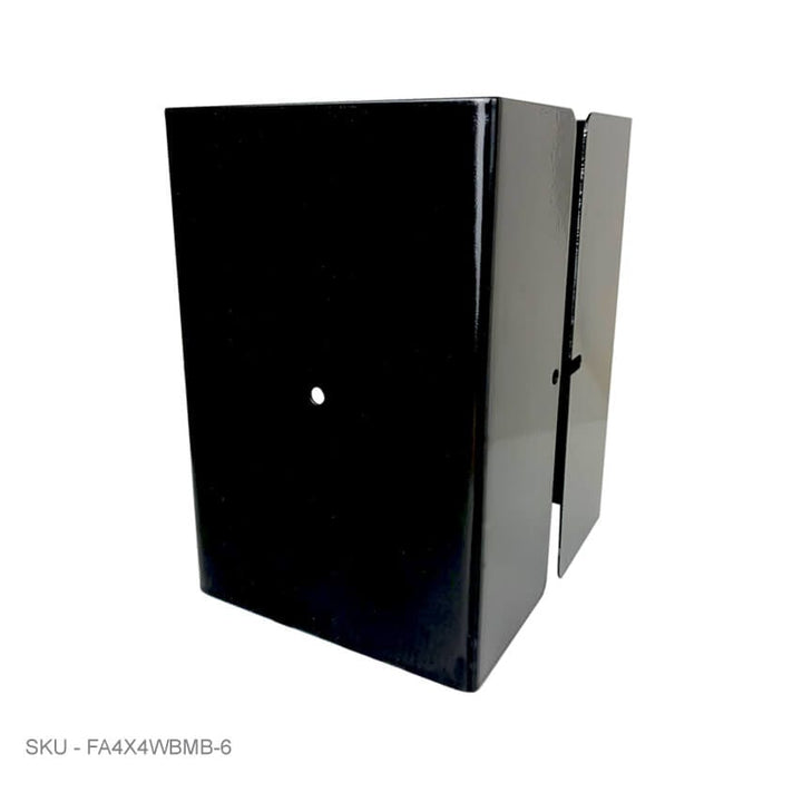 Metal Post Protectors 6" Tall Pro-Series Post Guard Metal Post Protectors 6" Tall Pro-Series Post Guard 3.50˝ x 3.50˝ / Black Pro Series - Pairs Fence Armor