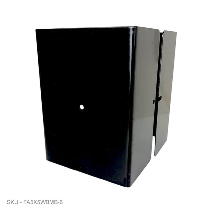 Metal Post Protectors 6" Tall Pro-Series Post Guard Metal Post Protectors 6" Tall Pro-Series Post Guard 4.50˝  x 4.50˝ / Black Pro Series - Pairs Fence Armor