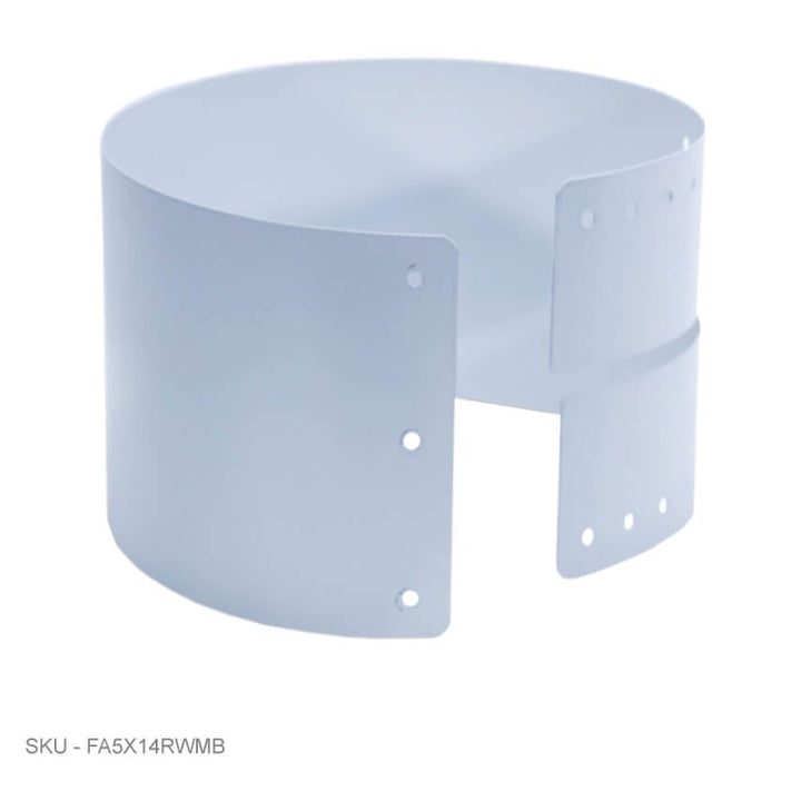 Round Post Protection 5" Tall Round Post Protection | Postguard protector 3.00˝ to 5.00˝ / White Round Post Protection - Singles Fence Armor