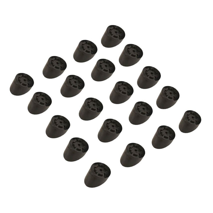 Titan Aluminum Baluster Connectors Titan Aluminum Baluster Connectors Snap n' Lock Stair Adapters / Connectors Black Round Titan Fence Armor