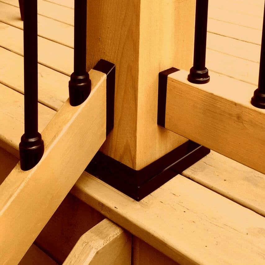 Titan Shadow Rail Connector Titan Shadow Rail Connector Stair / Black Titan Fence Armor