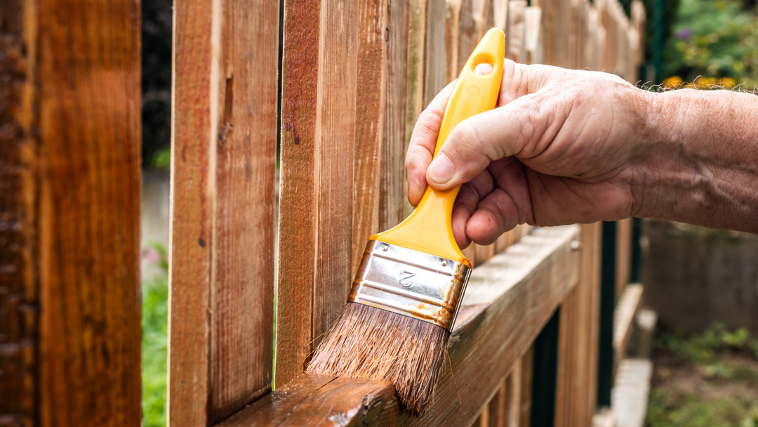 A Coat of Stain Brings New Life to Your Fence