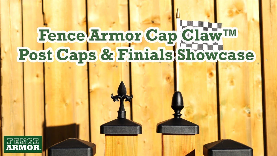 Fence Armor Cap Claw™ Post Caps & Finials Time-lapse | Fence Armor