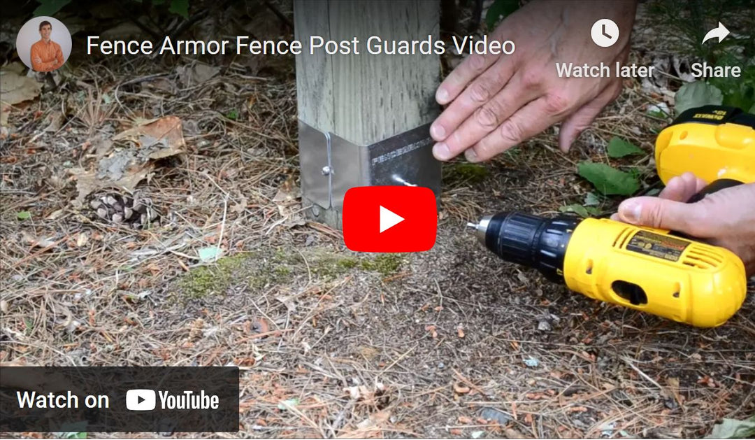 Fence Armor Fence Post Guards Review Video