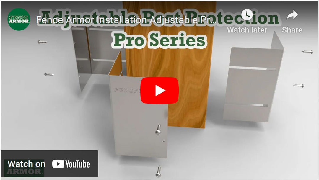 Fence Armor Installation Adjustable Pro