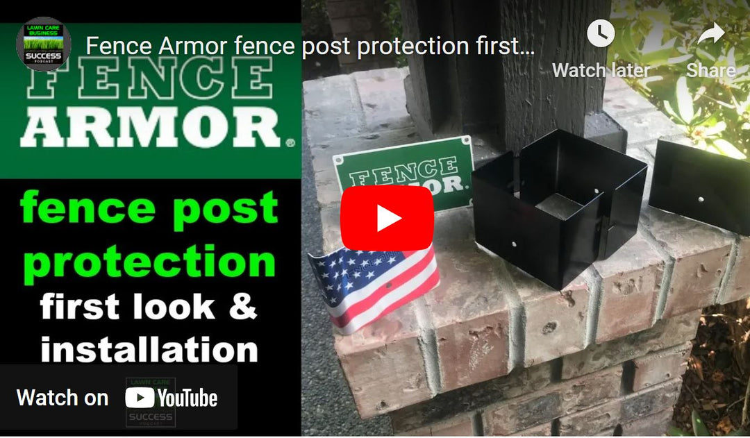 Fence Armor fence post protection first look and installation Review