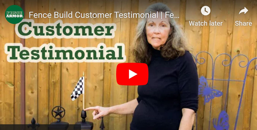 Fence Build Customer Testimonial | Fence Armor