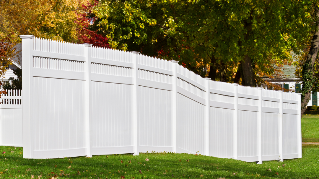 Fenced-in backyard 