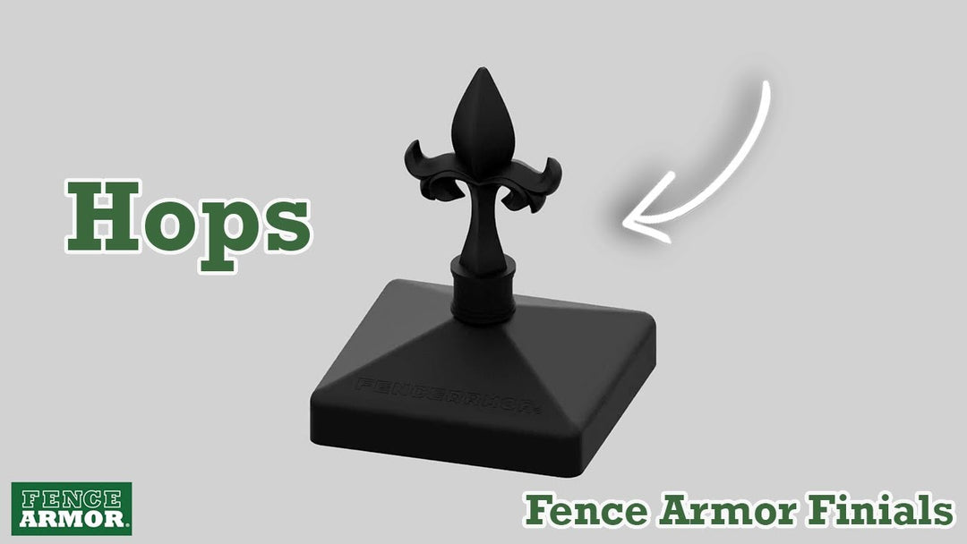 Fence Armor Hops Finial Screw In | Fence Armor