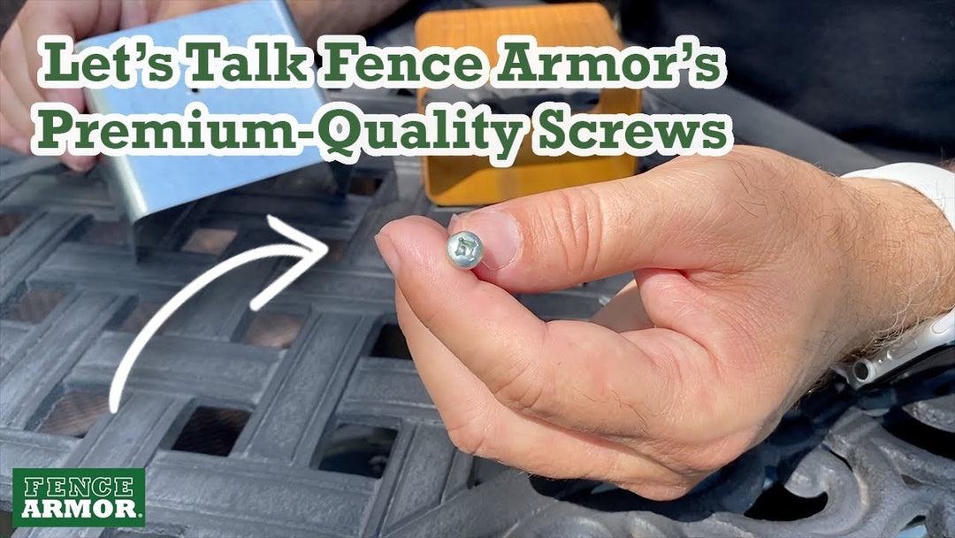 An Inside Look at The Fence Armor Premium-Quality, Self-Drilling Screws | Fence Armor