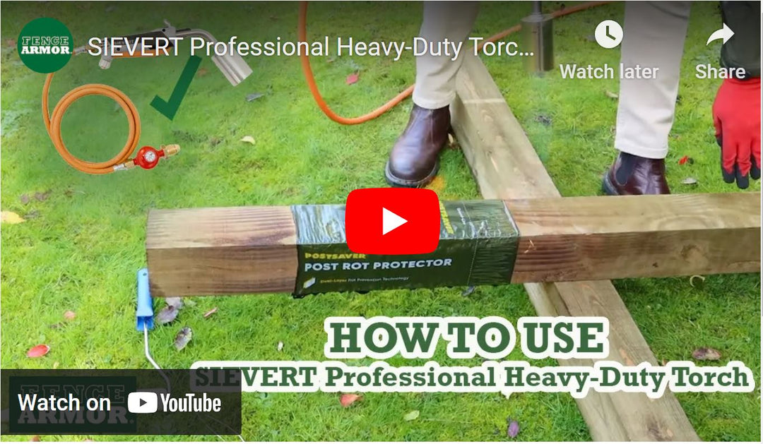 SIEVERT Professional Heavy-Duty Torch Tutorial | How To | Fence Armor