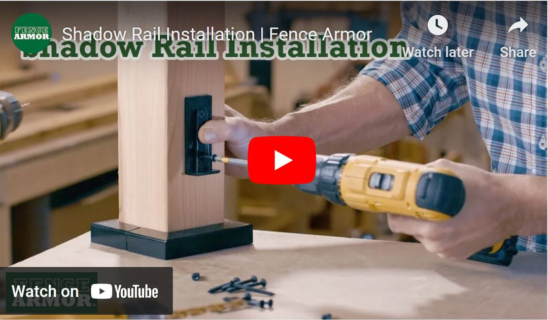 Shadow Rail Installation | Fence Armor