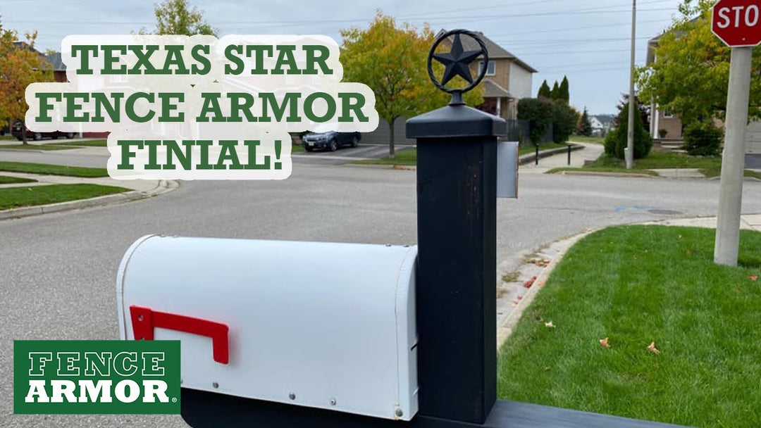 Fence Armor Texas Star Finial Installation | Post Caps | Fence Armor