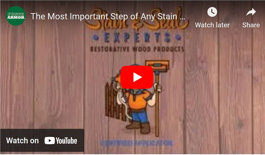 The Most Important Step of Any Stain & Seal Project w/ Stain & Seal Experts | Fence Armor