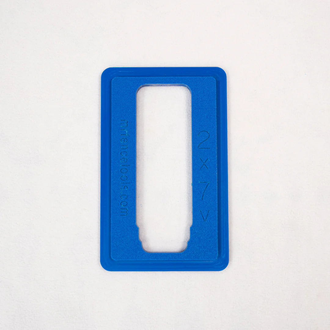 Mr. Fence - EZ Template™ Inserts for EZ Hole Template Frame EZ Template™ Inserts for EZ Template Frame - Fence Routing Templates 2" x 7" Deco - Veka MFT - Tool Mr. Fence Tools