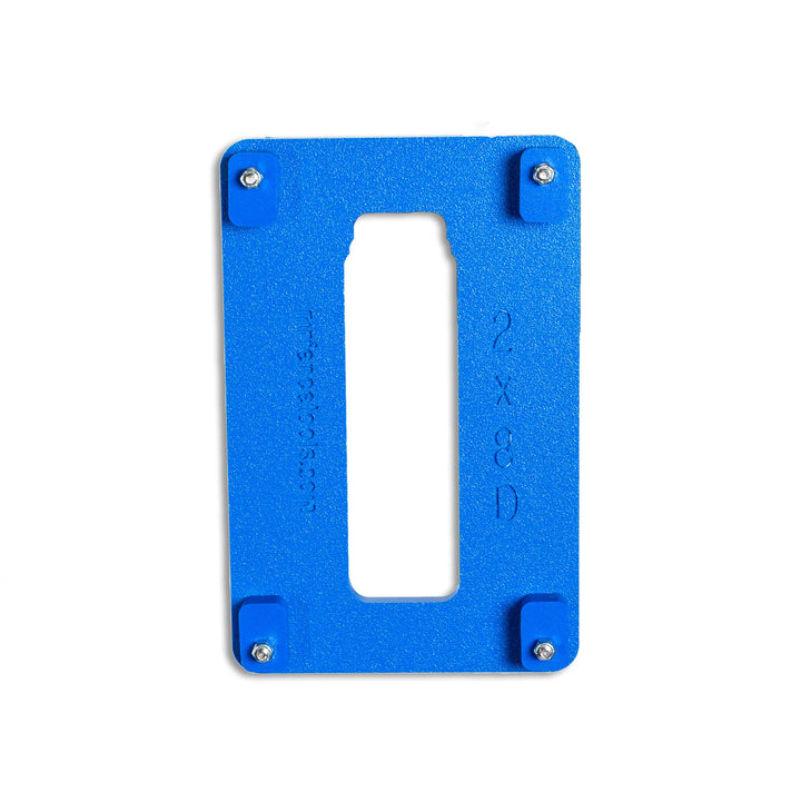 Mr. Fence - EZ Template™ Inserts for EZ Hole Template Frame EZ Template™ Inserts for EZ Template Frame - Fence Routing Templates 2" x 8" Deco - Built-in Frame MFT - Tool Mr. Fence Tools