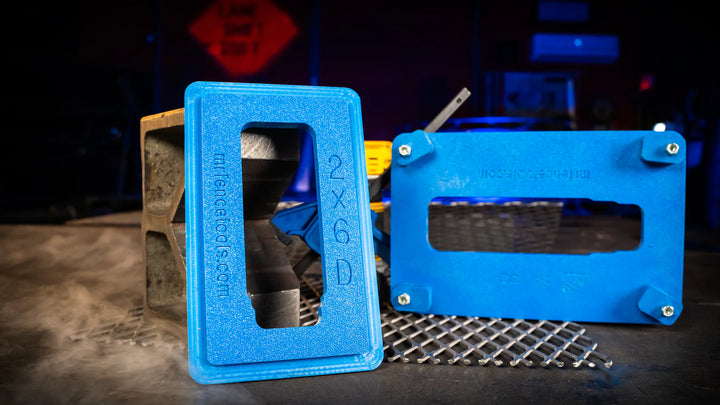 Mr. Fence - EZ Template™ Inserts for EZ Hole Template Frame EZ Template™ Inserts for EZ Template Frame - Fence Routing Templates 2" x 6" Deco-Activeyards-Built-in Frame MFT - Tool Mr. Fence Tools
